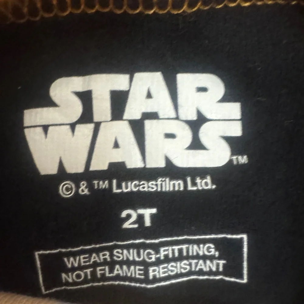 Star Wars Halloween Toddler Pajama Set